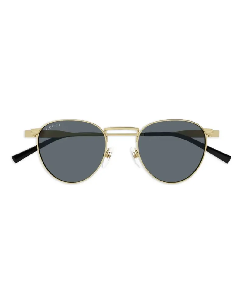 Gucci Signature Web Sonnenbrille - Gold Gold