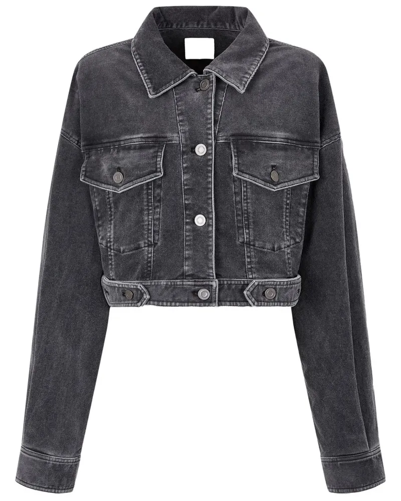 STUDIO TOMBOY Cropped-Cordjacke - Grau Grau