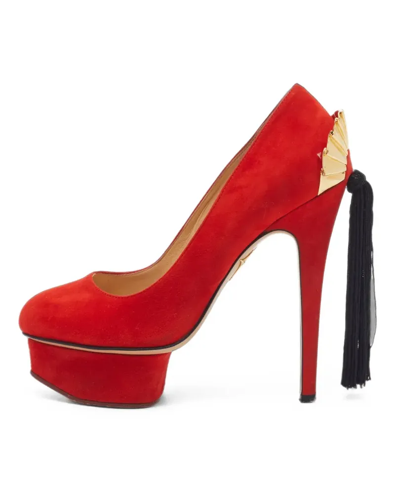 Charlotte Olympia Dolly Plateau-Pumps - Rot Rot