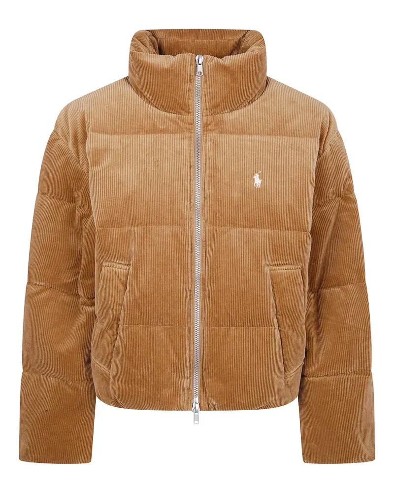 Ralph Lauren Gesteppte Cordjacke - Braun Braun