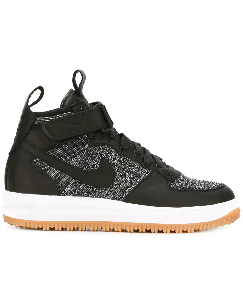 Nike Lunar Force 1 Flyknit Workboot' Sneakers - Schwarz Schwarz