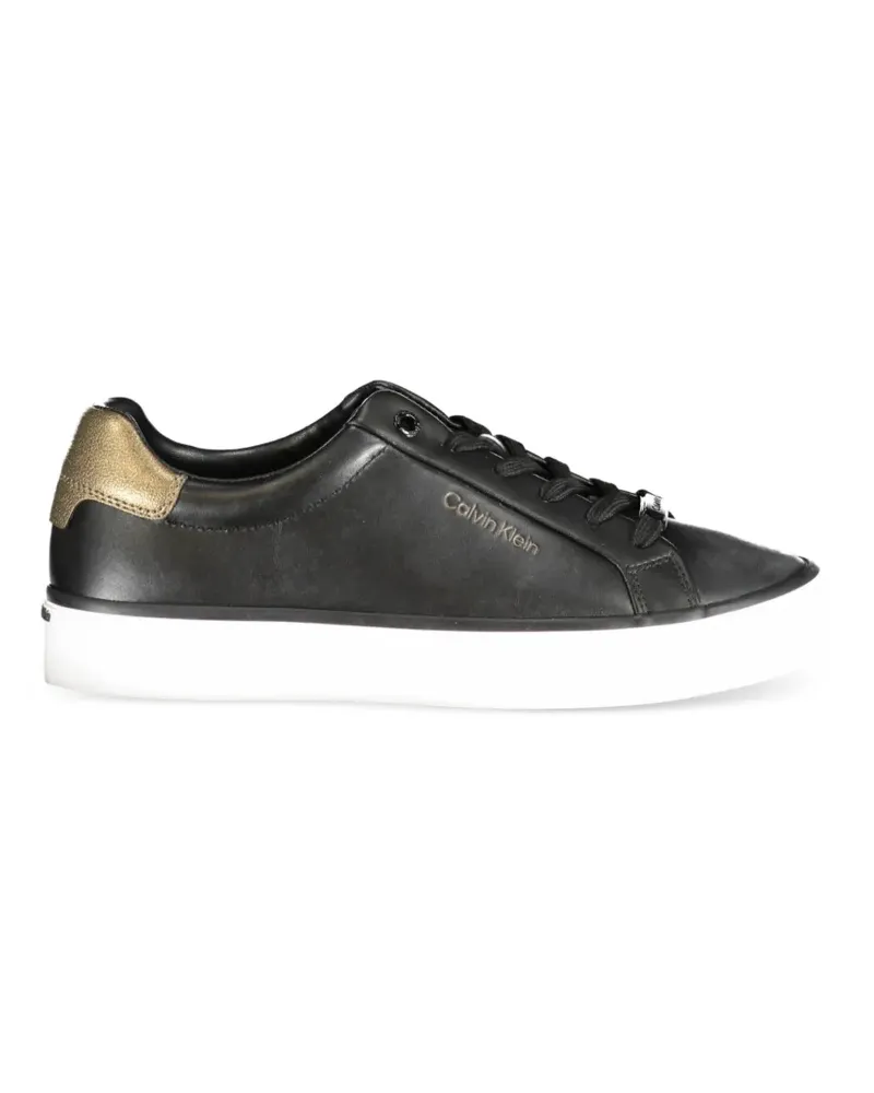 Calvin Klein round-toe sneakers - Schwarz Schwarz