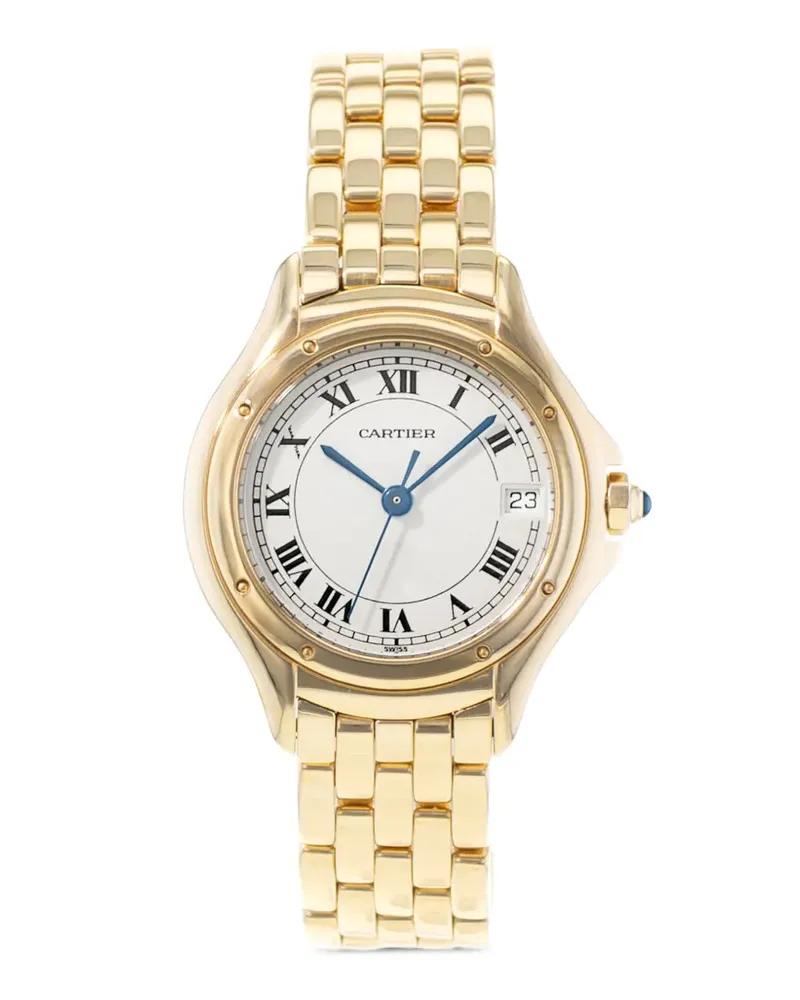 Cartier Cougar Figaro Armbanduhr 26mm - Weiß Weiß