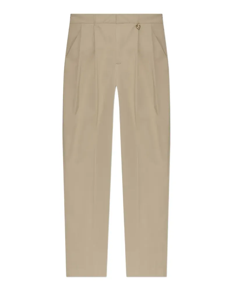 Casablanca Paris Wide-Leg-Hose mit Logo-Schild - Nude Nude