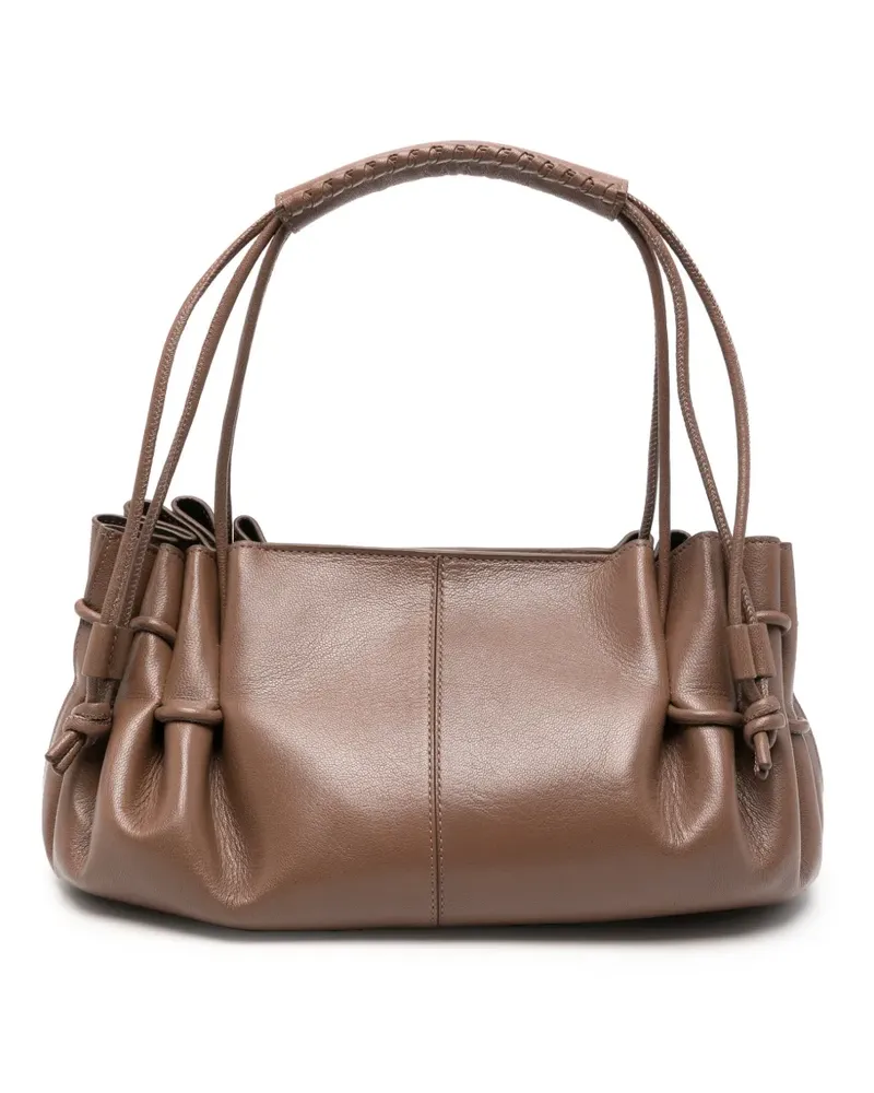 HEREU Arta Tote Bag mit Flechtriemen - Braun Braun