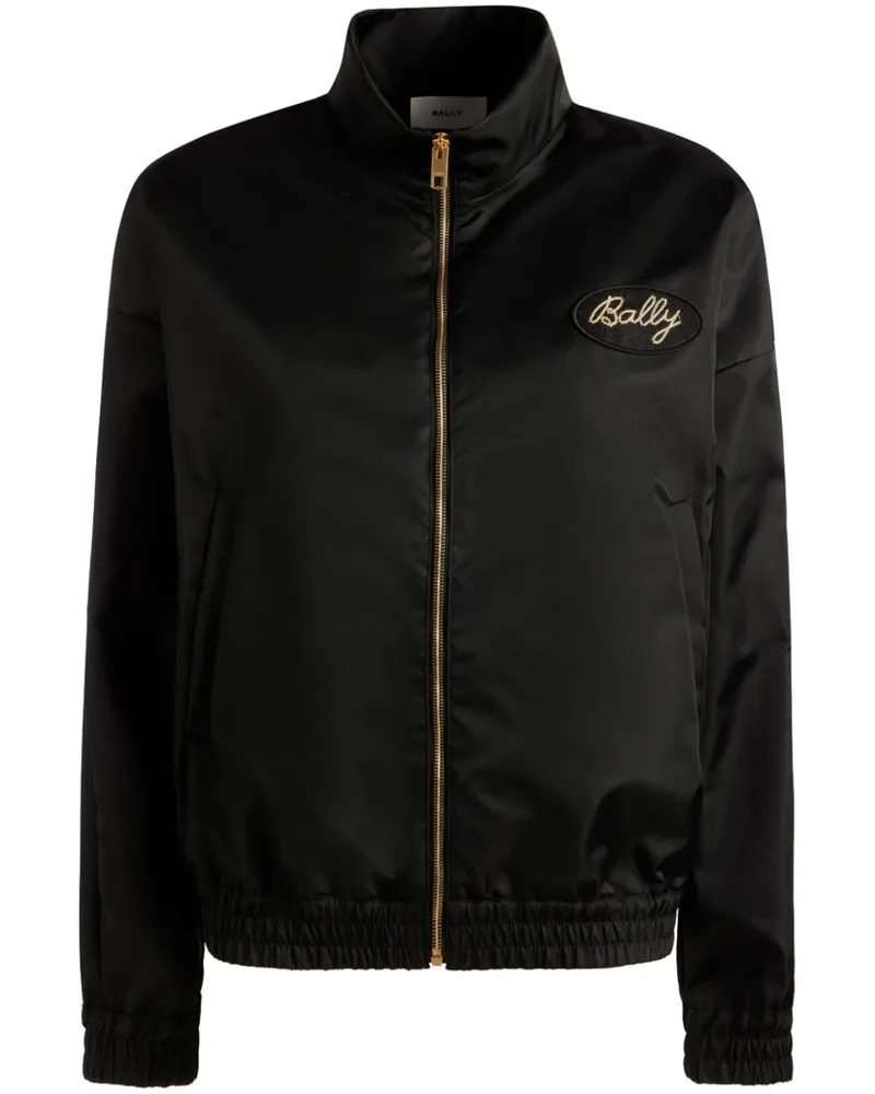 Bally Jacke mit Logo-Applikation - Schwarz Schwarz