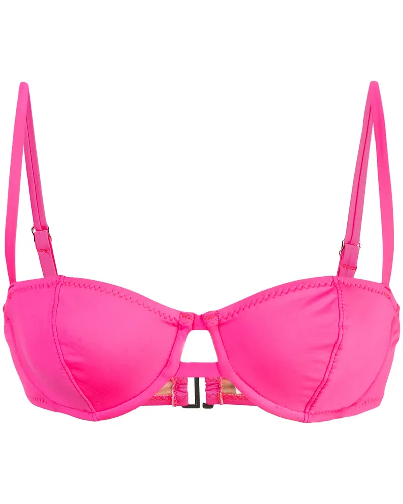 Fleur Du Mal Balconette-Bikinioberteil - Rosa Rosa