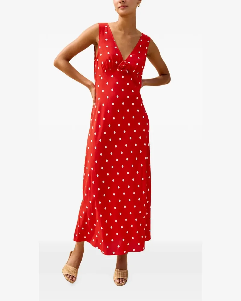 RAILS x Giadzy Kleid mit Polka Dots - Rot Rot