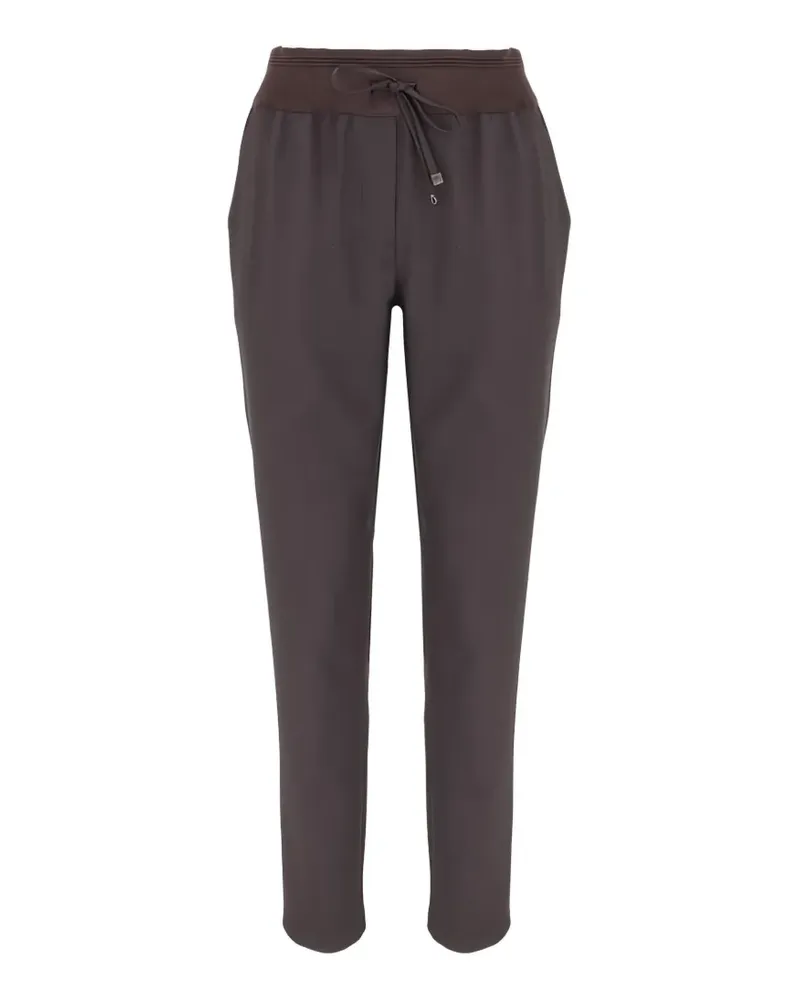 Lorena Antoniazzi drawstring trousers - Braun Braun