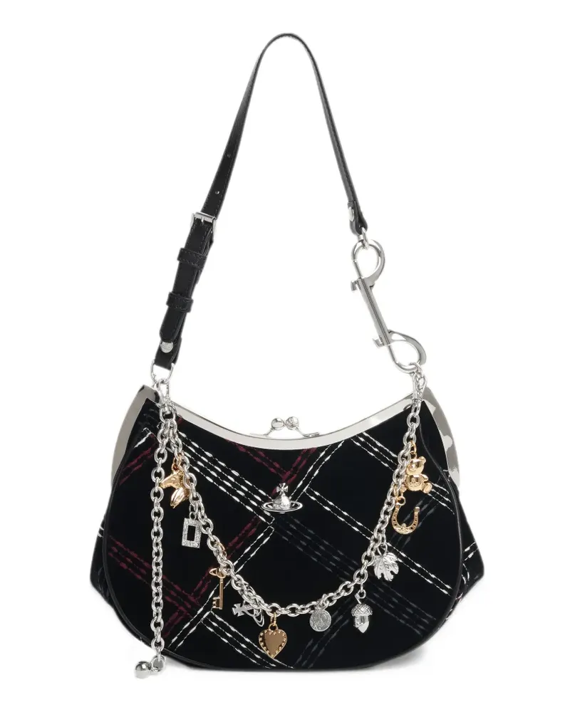 Vivienne Westwood Charm Frame purse - Schwarz Schwarz