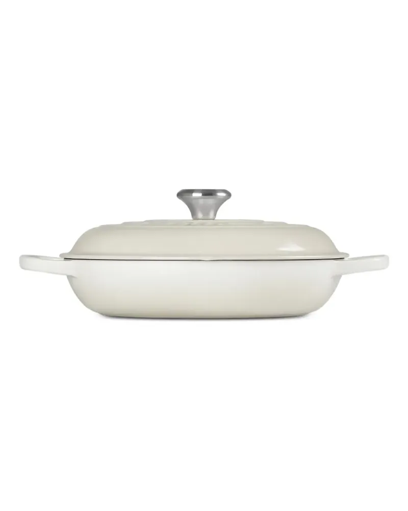 Le Creuset Kasserolle-Schale aus Gusseisen - Nude Nude