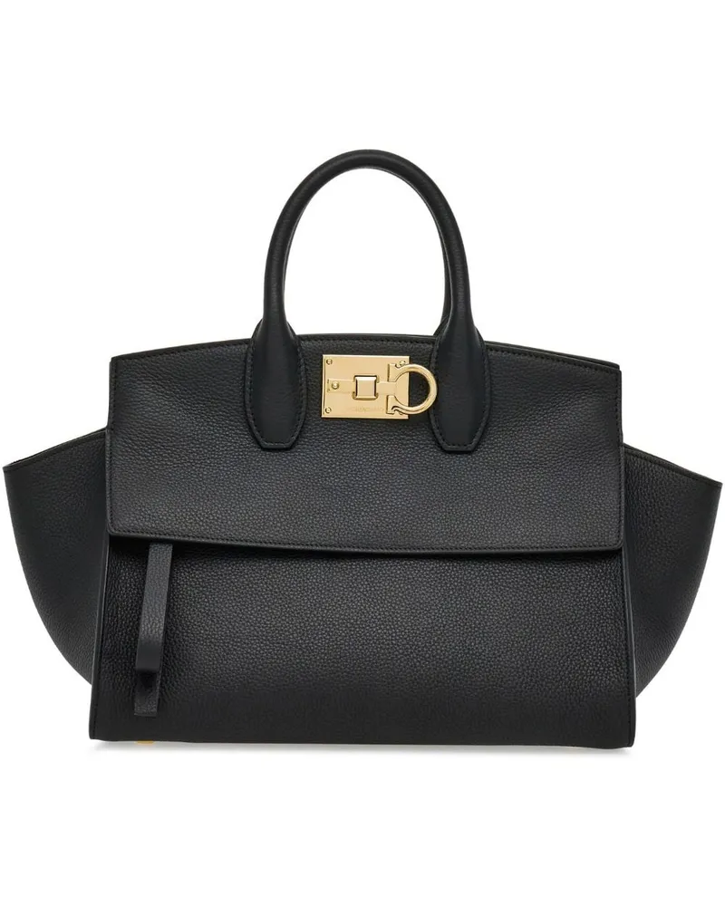 Ferragamo Mittelgroße Studio Handtasche Schwarz