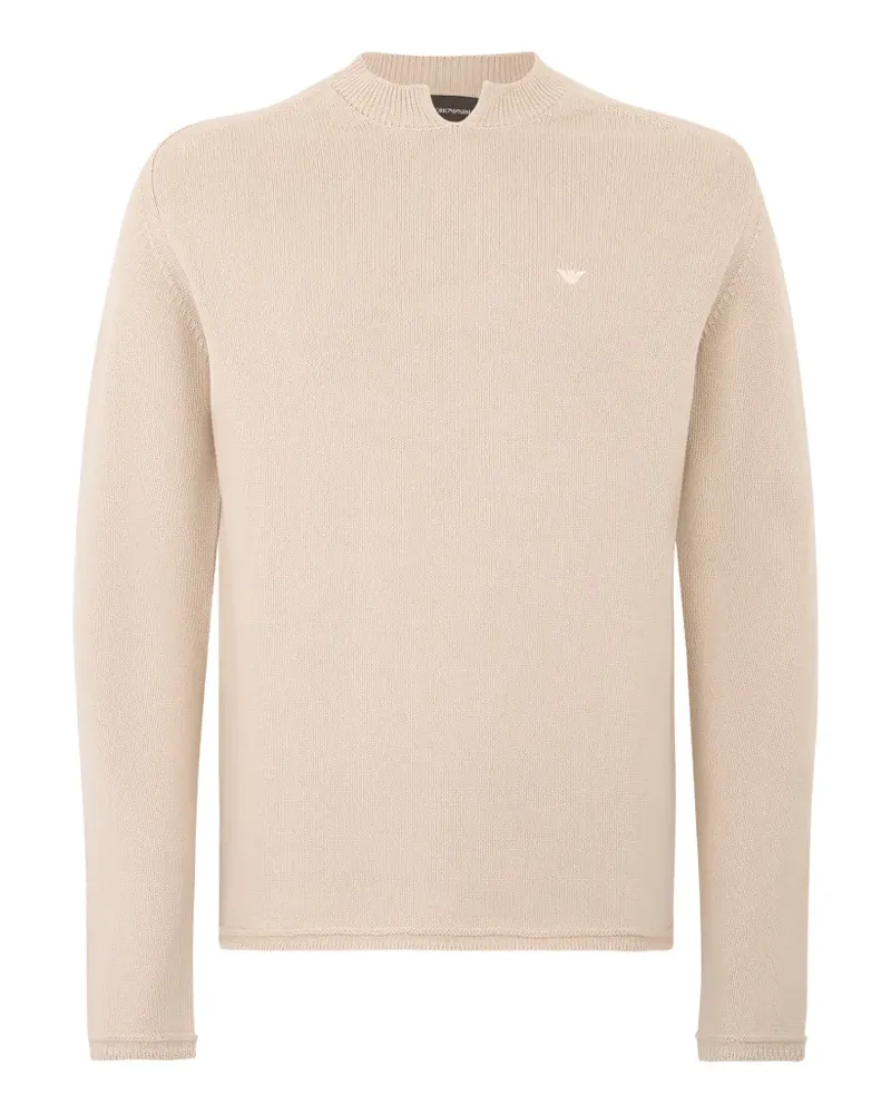 Emporio Armani Langärmeliger Pullover - Nude Nude