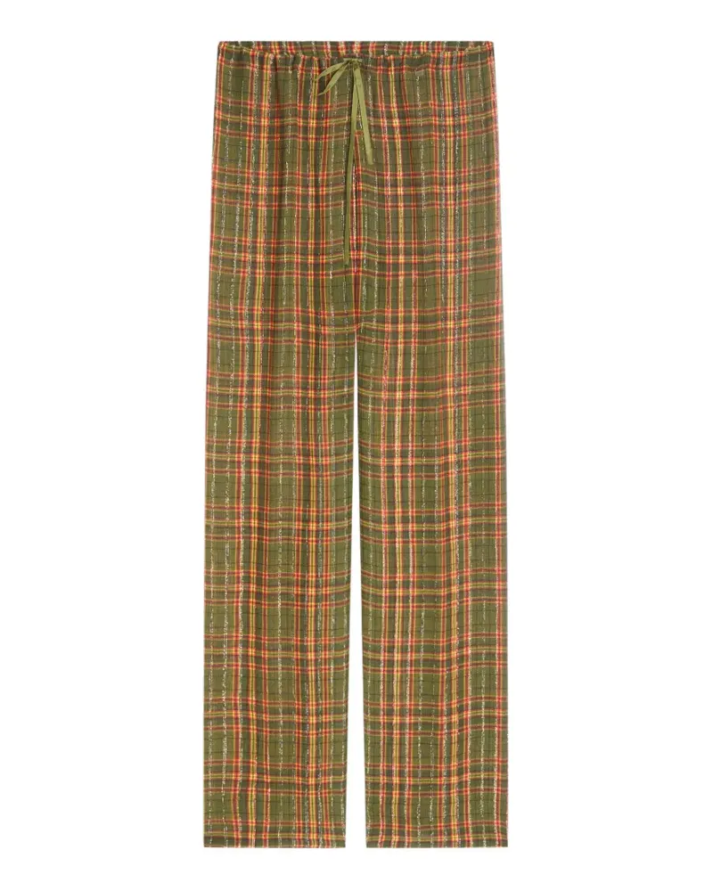 Dries van Noten Hose mit Stretchbund - Grün Grün