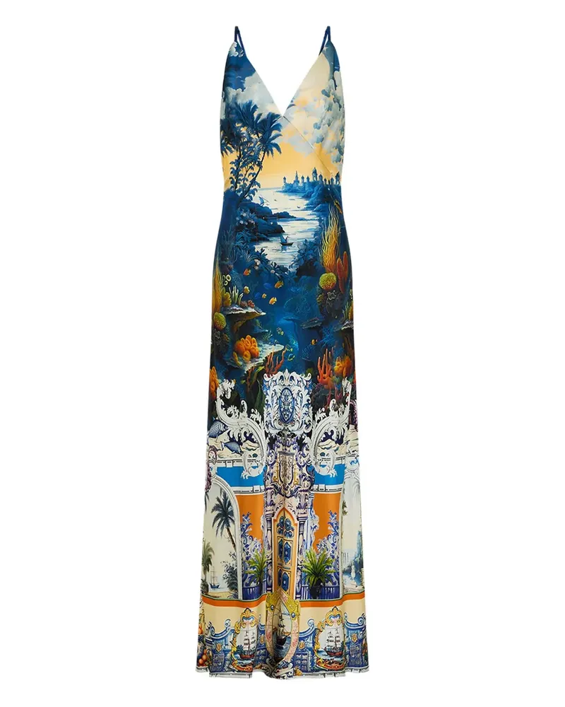 Camilla Song of Saint Anthony Kleid - Blau Blau