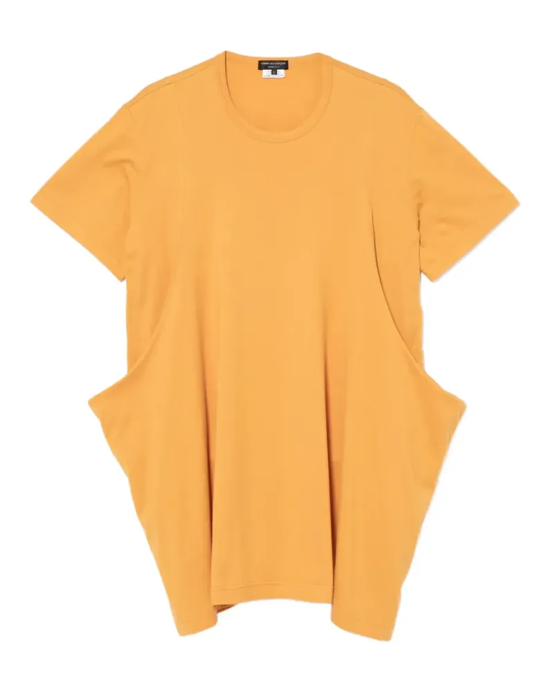 Comme des Garçons T-Shirt mit Einsätzen - Orange Orange