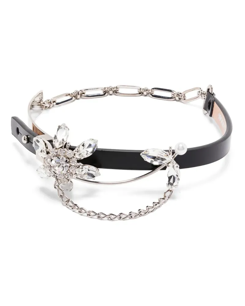 Dsquared2 Halskette mit Blumenapplikation - 2124 BLACK 2124