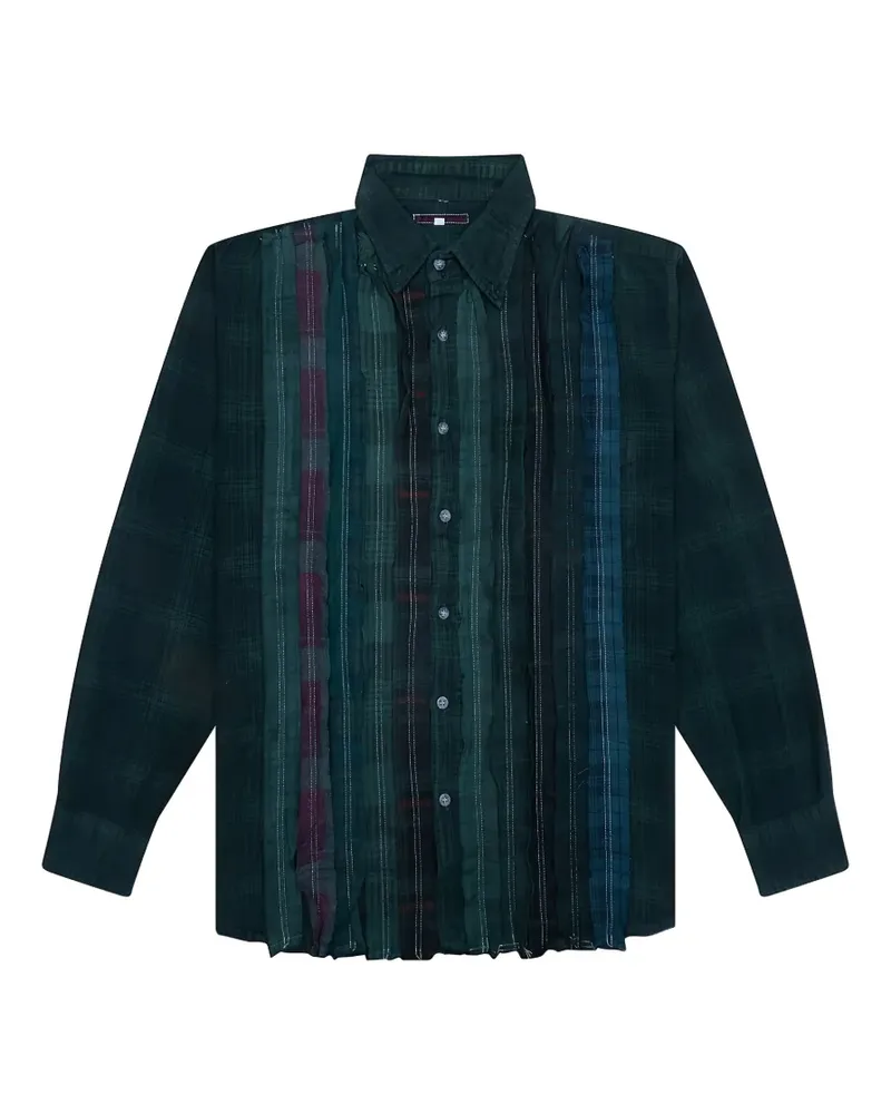 NEEDLES Over Dye flannel shirt - Grün Grün