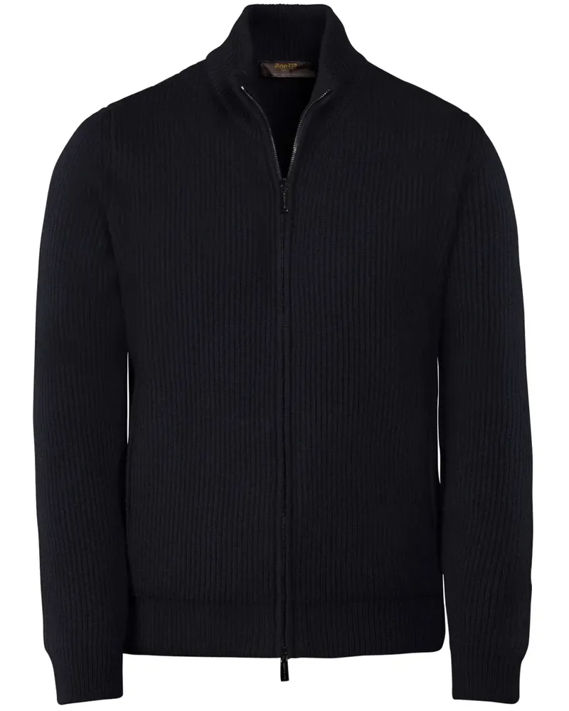 MOORER Ares Cardigan - Blau Blau