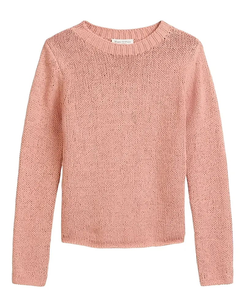 Marc O'Polo Pullover mit Lochstrickmuster - Rosa Rosa