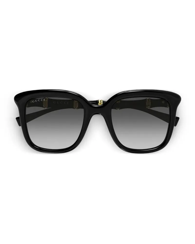 Gucci square-frame sunglasses - Schwarz Schwarz