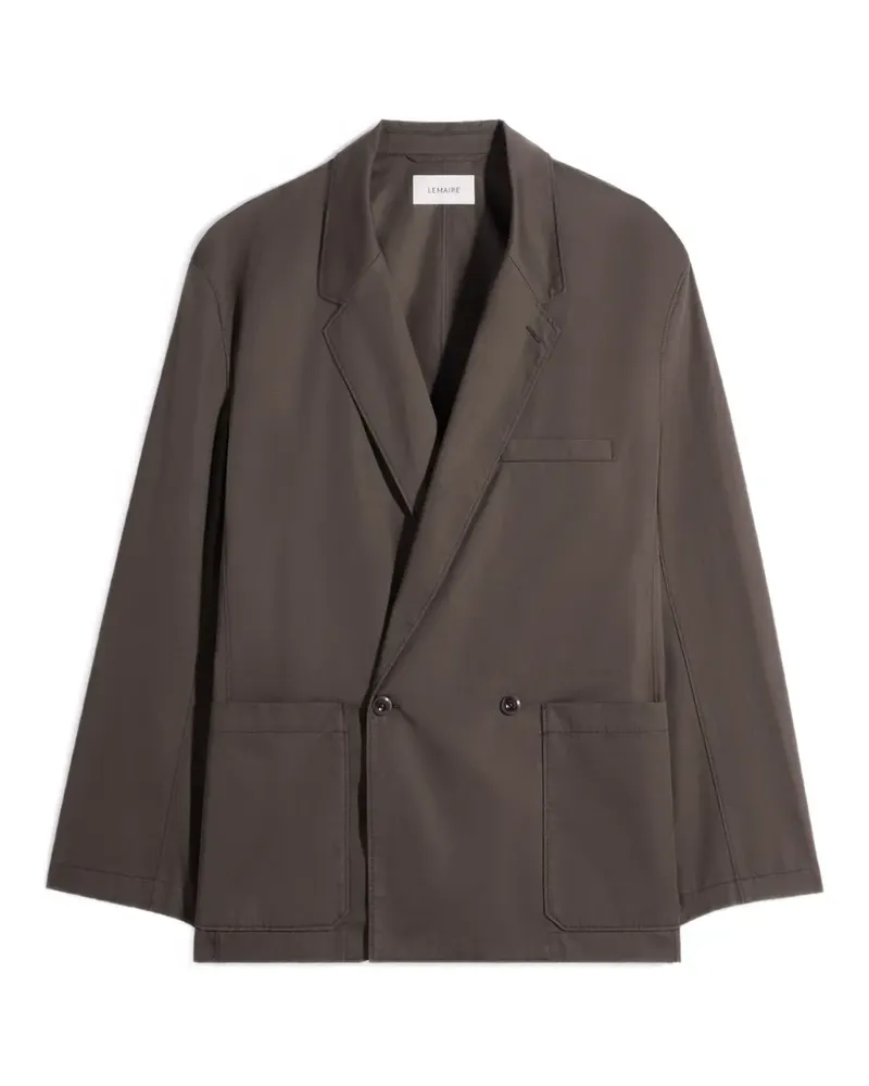 Christophe Lemaire Doppelreihiger Blazer im Workwear-Look - Braun Braun