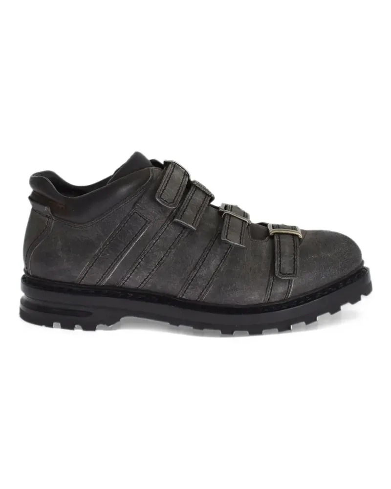 Dolce & Gabbana multi-strap buckle-fastening biker boots - Grau Grau