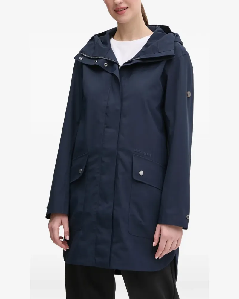 Didriksons 1913 Gwen hooded parka - Blau Blau