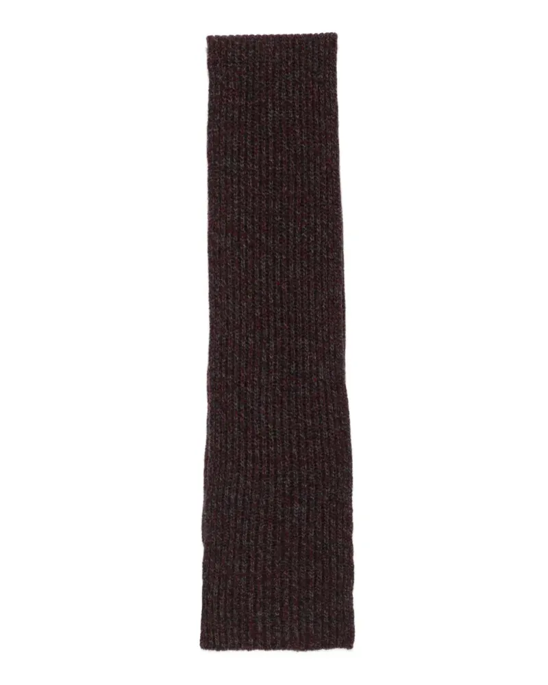 AGNONA ribbed-knit scarf - Violett Violett