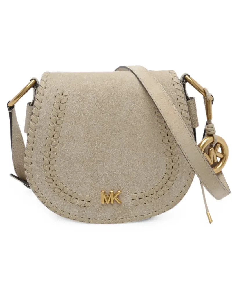 Michael Kors Josie whipstitch-trim crossbody bag - Nude Nude