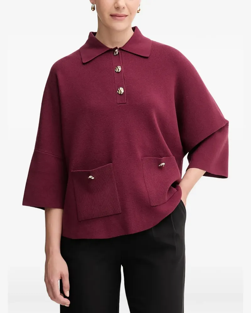 Joseph Ribkoff patch-pocket polo shirt - Rot Rot