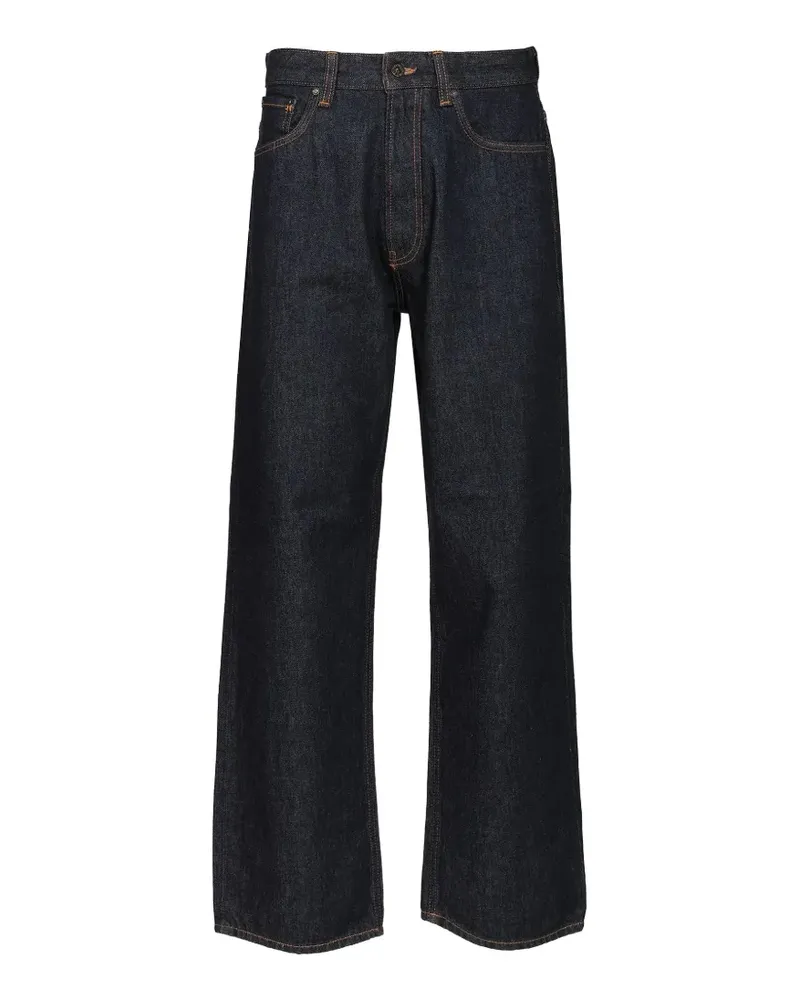 Emporio Armani wide-leg five-pocket jeans - Blau Blau