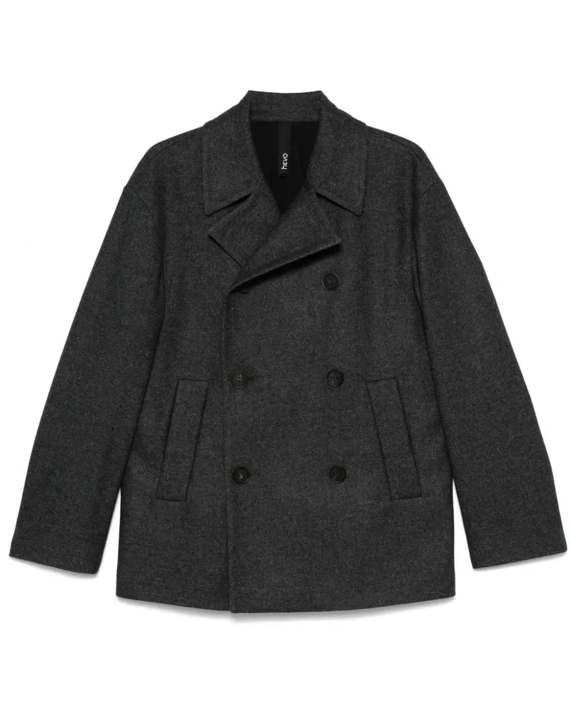 Hevò Klassische Cabanjacke - Grau Grau