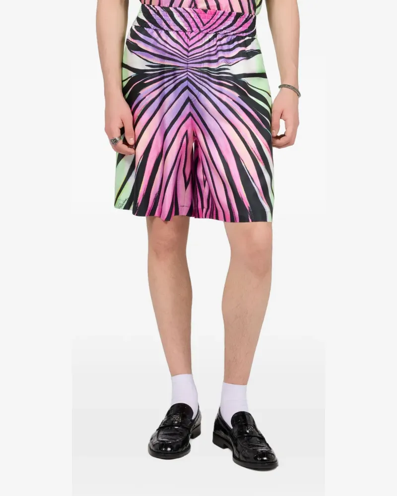 Roberto Cavalli Shorts mit grafischem Print - Schwarz Schwarz