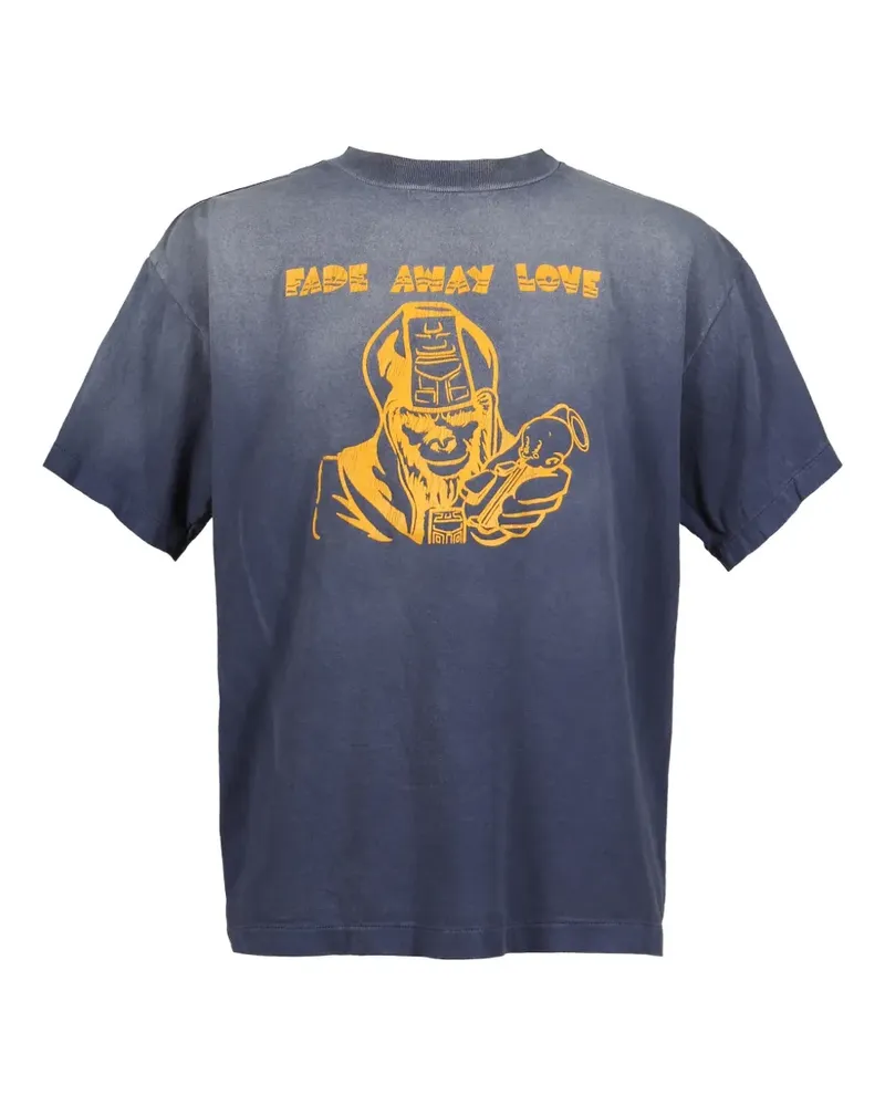 SAINT MXXXXXX T-Shirt mit grafischem Print - Blau Blau