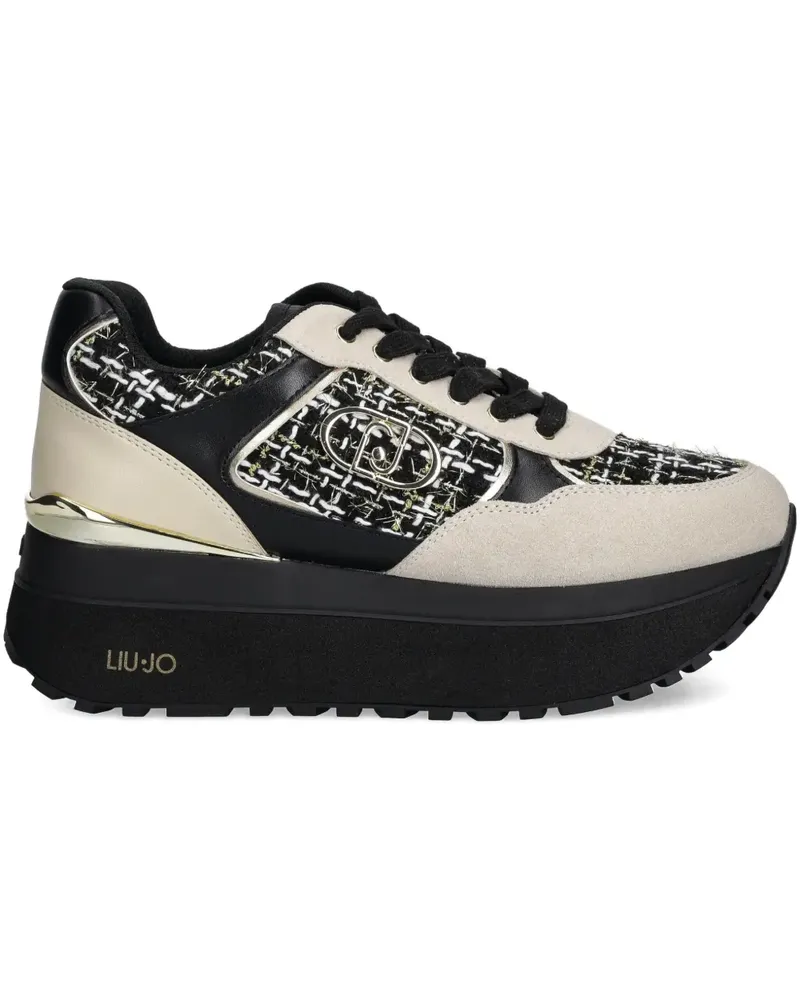 Liu Jo logo-detail sneakers - Nude Nude