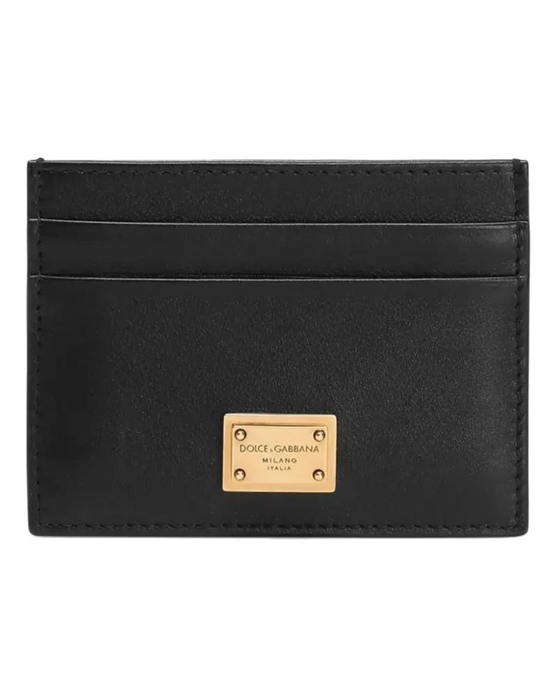 Dolce & Gabbana Klassisches Kartenetui - Schwarz Schwarz