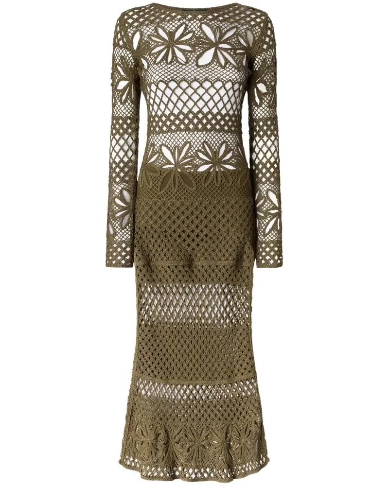 Pinko Trikot-Maxikleid - Grün Grün