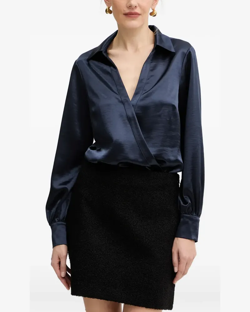 Guess V-neck top - Blau Blau