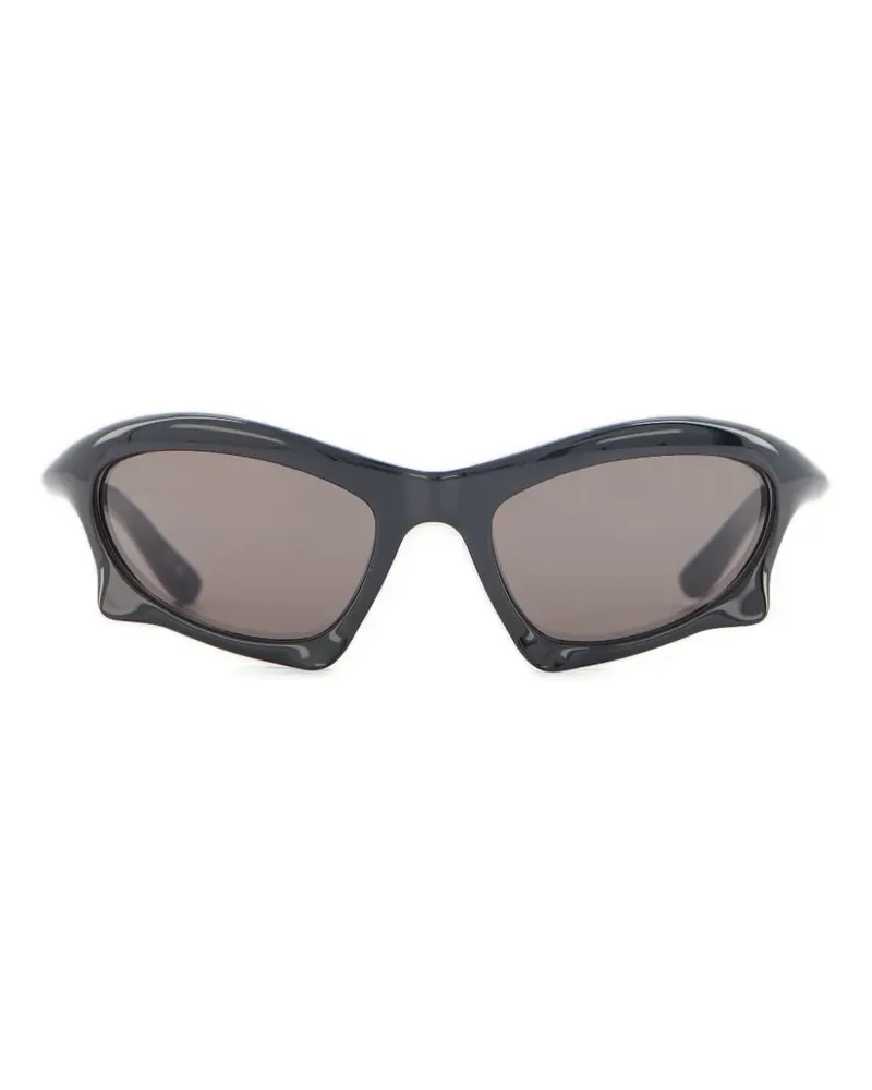 Balenciaga Bat Sonnenbrille - Schwarz Schwarz
