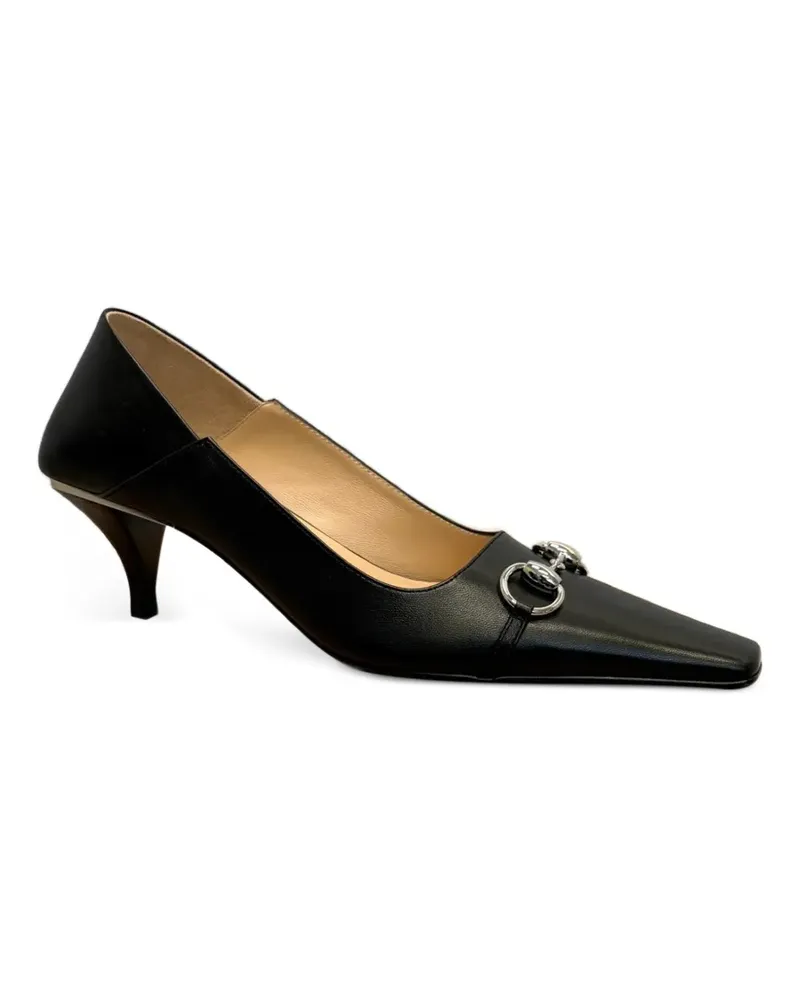 Gucci Vittoria Horsebit Pumps - Schwarz Schwarz