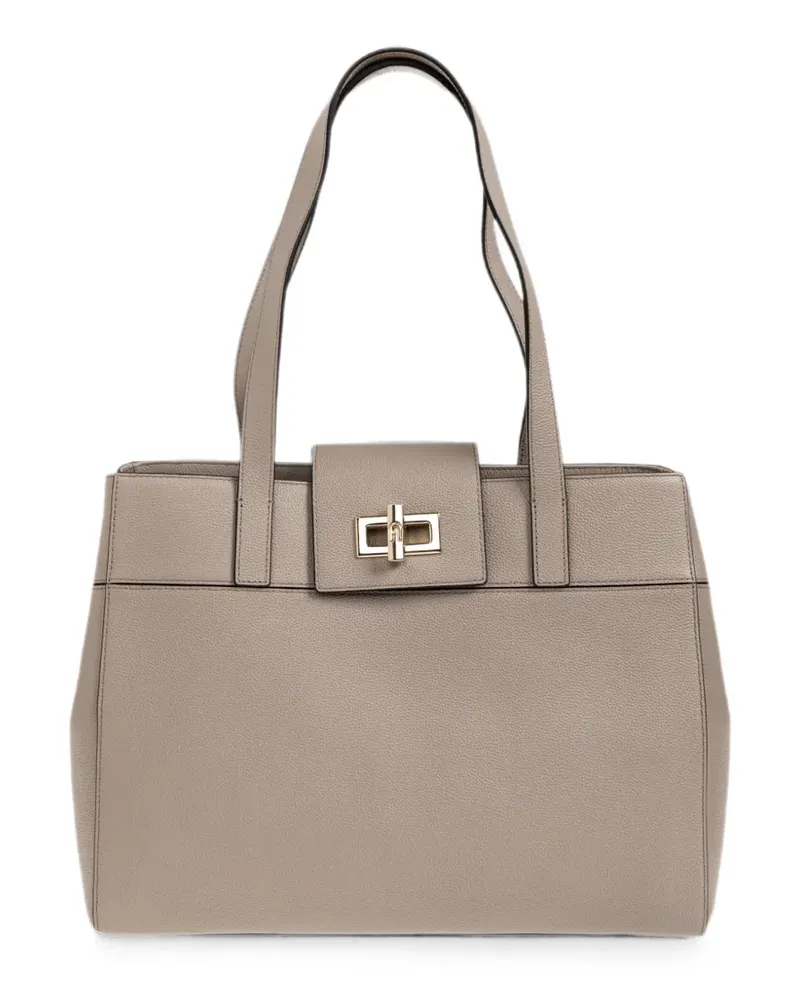 Furla Große Amelia Tote Bag - Nude Nude