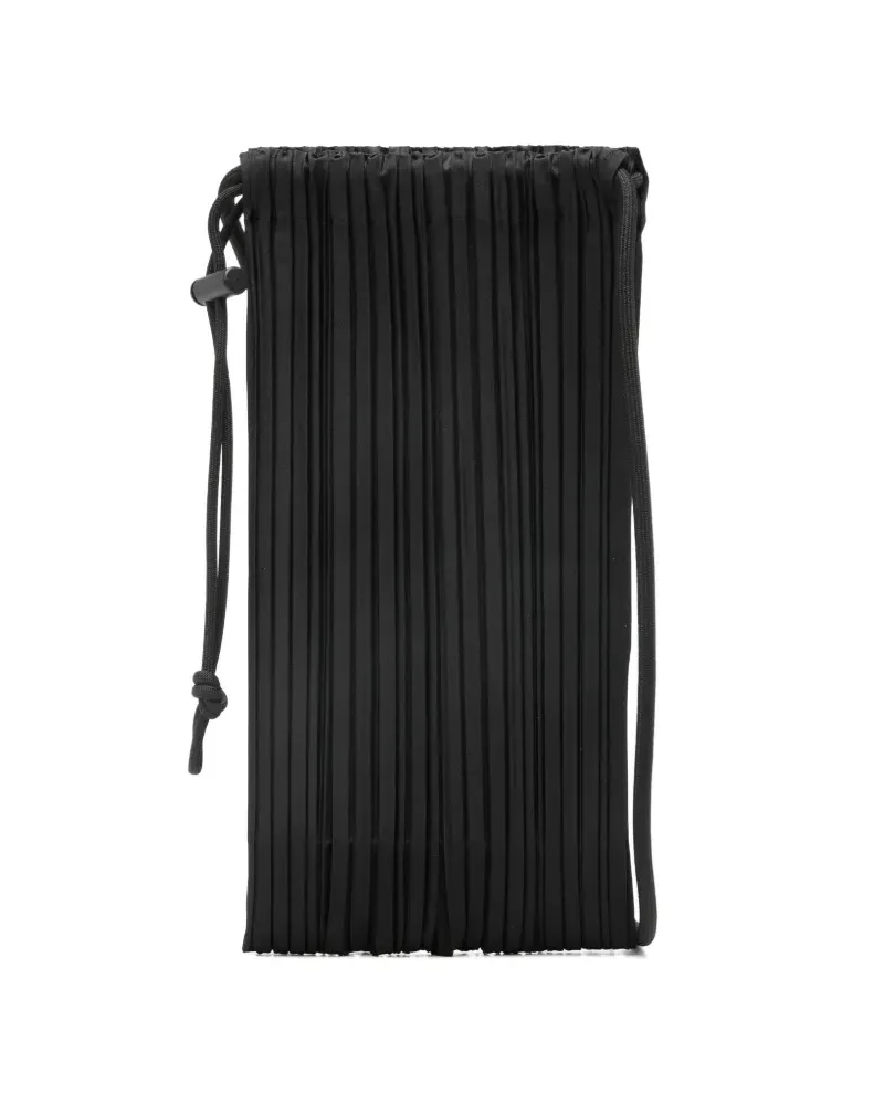 Issey Miyake Dewdrop pleated crossbody bag - Schwarz Schwarz