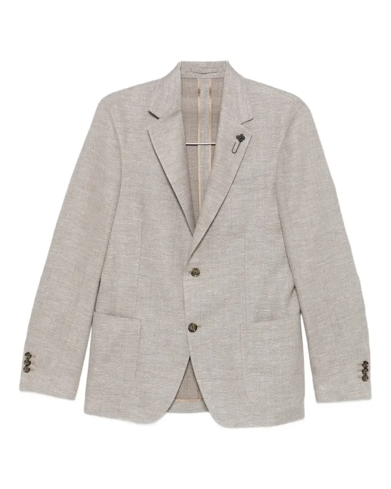 LARDINI flap-pocket blazer - Grau Grau