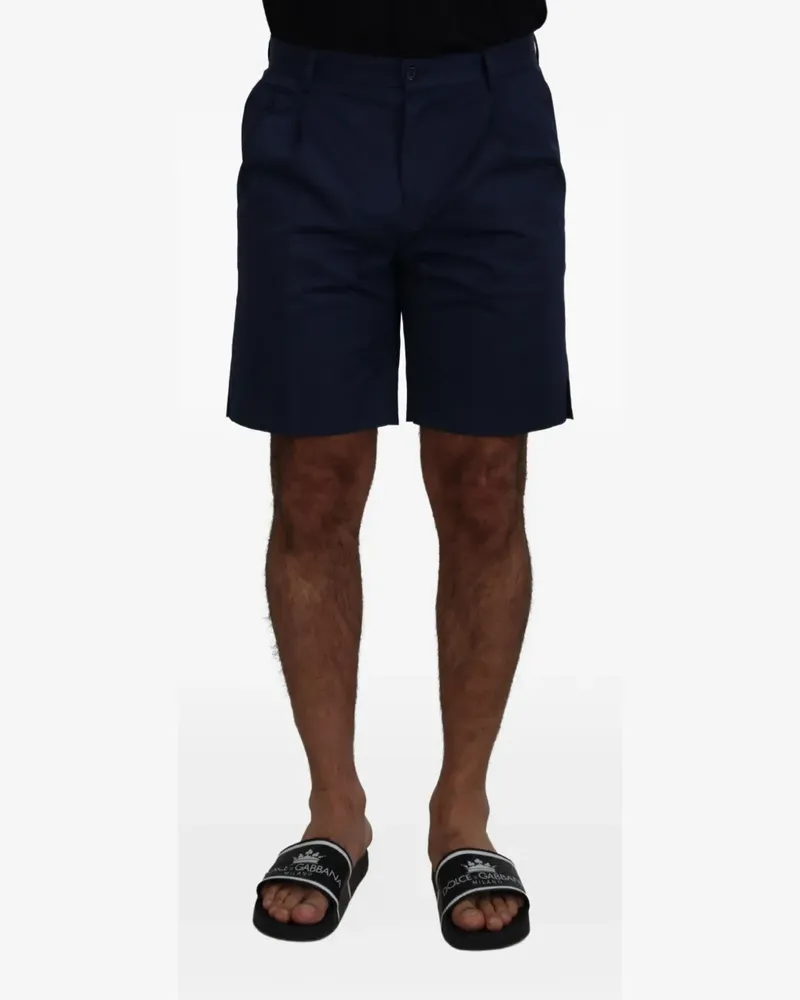 Dolce & Gabbana Chino-Shorts mit Bundfalten - Blau Blau