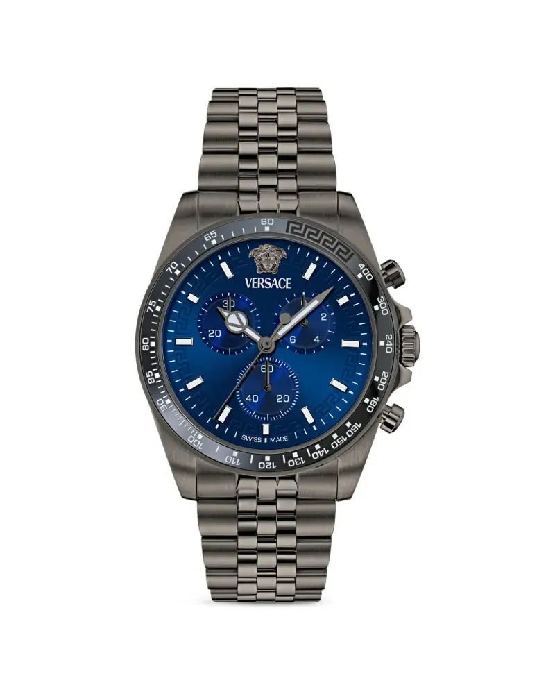 Versace Vertime 43mm - Grau Grau