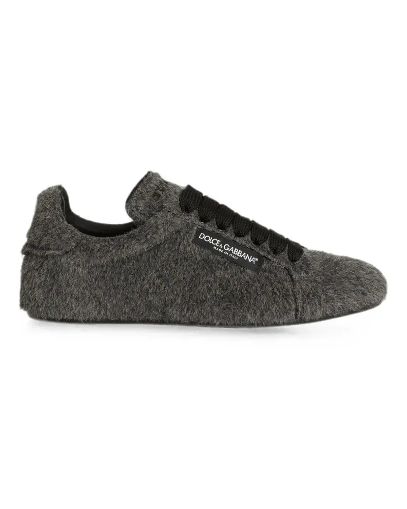 Dolce & Gabbana alpaca Portofino Soft sneakers - Grau Grau