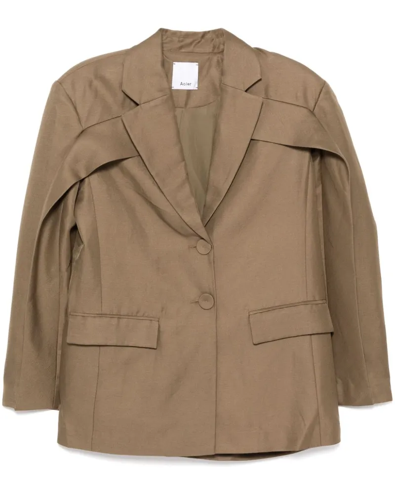 Acler Penrith Blazer - Nude Nude