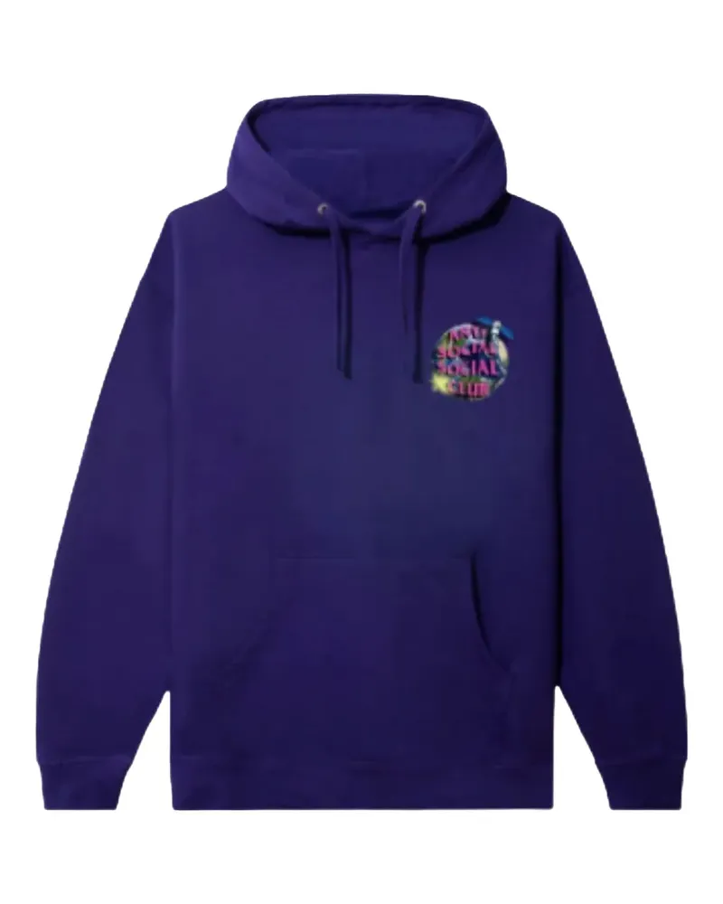 Anti Social Social Club Worldwide Hoodie - Violett Violett