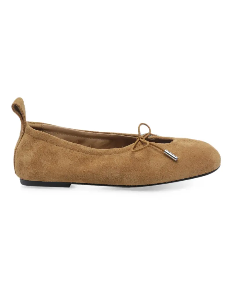 Alohas Rosalind Ballerinas aus Wildleder - Braun Braun